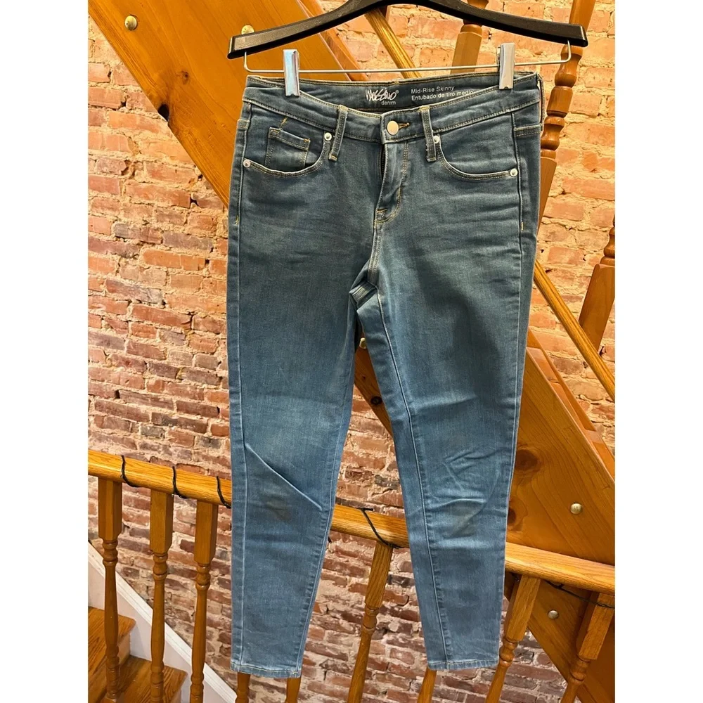 Mid Rise Skinny Jeans - Picture 1 of 6